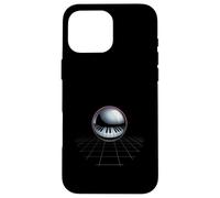 Griglia per pianoforte Synth Sphere Arte retrò futuristica Custodia per iPhone 16 Pro Max