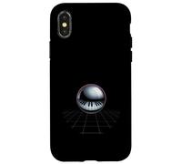 Griglia per pianoforte Synth Sphere Arte retrò futuristica Custodia per iPhone X/XS