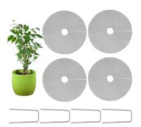 Griglia per piante a prova di gatto - Rete protettiva per piante - Copertura per vaso da fiori tagliabile - Protezione per giardino esterno - Copertura per vaso tagliabile | per bonsai, orchidee, pomo