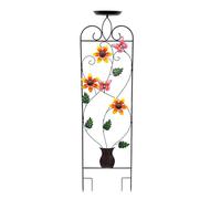 Griglia per piante da giardino, supporto in metallo resistente alle intemperie, per arrampicata all'aperto, per rose, vite e verdure, per cortile, prato, serra, balcone,