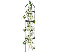 Griglia Per Piante In Vaso | Obelisco Da Giardino In Metallo Altezza 1.74 Metri,Supporto Fiori per Orto Vite Cetriolo Percorsi Esterni e Terrazzo