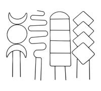 Griglia per piante in vaso - Torre di fiori pieghevole | Piccola per piante | Supporto per piante rampicanti | Griglia per piante da interno in metallo per piante da appartamento coltivazione