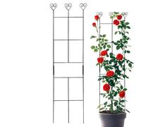 Griglia per piante rampicanti per esterni, 68,5 x 30,5 cm, in metallo, resistente alle intemperie, per interni, casa, terrazza, prato, piante rampicanti, rose, mostri