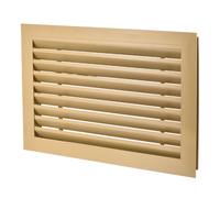 Griglia per porta 20x12" in alluminio per ventilazione gialla
