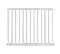 Griglia per porta e recinto per scale a vite, kit di costruzione da assemblare, estensibile da 63 a 103,5 cm, bianco