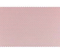 Griglia per racing, STR8, resistente, di qualità, 30 x 30 cm, distanza tra i fori, anodizzata rosso