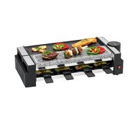Griglia per raclette con pietra calda 8 persone Clatronic RG 3678 Nero - Nouvo