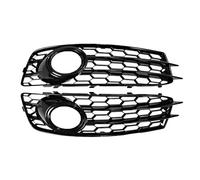Griglia Per Radiatore Anteriore Per A3 8P 2009-2012 2 Pezzi ABS Paraurti Anteriore Auto Fendinebbia Griglia Copertura Maglia Sinistra Destra 8P0807682(Black Ring)