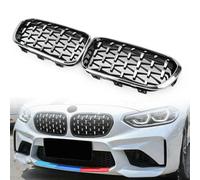 Griglia per rene anteriore cromata nera adatta per BMW Serie 1 F20 / F21 A Y