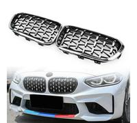 Griglia per rene anteriore cromata nera adatta per BMW Serie 1 F20 / F21 A Y T9