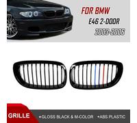 Griglia per rene anteriore nera lucida M-Color per BMW E46 Coupe 2002-2006 IT