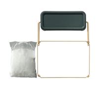 Griglia per rifiuti per lavello da cucina, supporto per filtro a rete, supporto per sacchetti filtranti in rete, contenitore per alimenti ad angolo, struttura resistente, design da appendere a