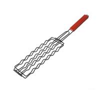 Griglia per salsicce con design per contenere fino a 6 salsicce in modo sicuro sulla griglia