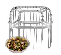 Griglia per spiedini per friggitrice ad aria - Supporto antiaderente | Spiedini verticali da carne per friggere - per grigliare arrostire barbecue, fuoco da campo all'aperto casa cucina carne