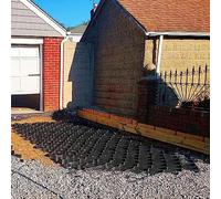 Griglia per terreno a nido d'ape resistente, 3 x 9 m, permeabile per giardino, vialetto e capannone, kit ideale per la stabilizzazione di ghiaia e collina