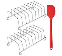 Griglia Per Toast 2 Pezzi, Spatola In Silicone 1 Pezzo, Griglia Per Pane In Acciaio Inossidabile, Griglia Per Pane, Griglia Per Pane A Fette