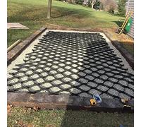 Griglia per vialetto in Ghiaia, Rete stabilizzatrice permeabile per pendii 6x9 m, geogriglie di Controllo del Terreno per la Gestione del Fango e Il Rinforzo dei parcheggi (20x30 Piedi)