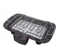 Griglia piastra bistecchiera barbecue elettrico con vassoio raccogli grasso 2000