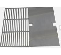 Griglia + piastra di ricambio in acciaio inox V2A, adatta per Grills Weber Spirit E-410 Spirit E-425 Spirit EP-425 Spirit EP-435 Spirit SP-435