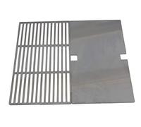 Griglia + Piastra in Acciaio Inox V2A di Ricambio per Barbecue Weber Genesis II 2 E-210 GBS/E-240 GBS/S-240 GBS/dal Modello 2017 / E 210/240 / S 240