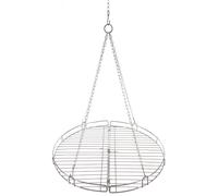 MFH 33641 Griglia Pieghevole con Catena per Appendere(49 x 3,5 cm/Argento)