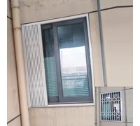 Griglia pieghevole per finestra, deterrente antifurto per appartamenti, cantina, installazione interna ed esterna