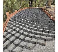 Griglia pieghevole per ghiaia per uso esterno, a nido d'ape o griglia per vialetti, sentieri e terreni, perfetta da riempire con pietre, sabbia, terreno e fango, versatile