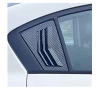 Griglia Posteriore Laterale Window Shutter Cover Trim Per Mazda 3 2009-2013 Vent Scoop Sticker Visiera parasole auto(Aspetto carbonio)