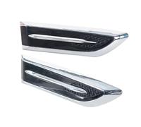 Griglia Presa D'aria Dell'ala Laterale Compatibile Con Il Lato Dell'auto Per L'ala Automatica Flusso D'aria Per Il Parafango Cromato Adesivo Per Presa D'aria Laterale Cofano