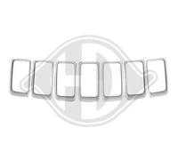 Griglia profilo calandra GRAND CHEROKEE 07.13-16 argento 7 listelli K682413