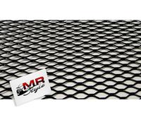 Griglia Racing MR-Style In Alluminio 33x33 Cm Nera A Nido D'Api