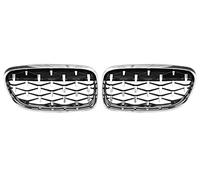 Griglia Radiatore 2Pcs Car Paraurti Anteriore Cofano Rene Griglia Diamante Meteor Racing Griglia Verniciata Cromata Per BMW Serie 3 Per E90 2009-2012 Griglia Anteriore Veicolo