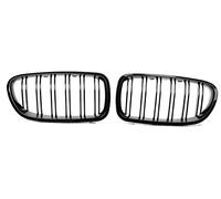 Griglia Radiatore 2Pcs Per BMW Serie 5 F10 F11 520i 528i 530i 550i 535i Auto Griglia Anteriore Rene Griglia Nero Lucido 2011-2016 Griglia Anteriore Veicolo
