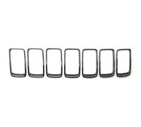 Griglia Radiatore 7Pcs Gloss Black Grill Ring Griglia Anteriore Inserti Cover Trim Kit Per Jeep Per Grand Per Cherokee 2014-2016 Griglia Anteriore Veicolo
