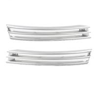 Griglia radiatore anteriore 2Pcs Argento Auto Paraurti Anteriore Griglie Fendinebbia Griglia Inferiore Per Land Per Rover Per Range Per Rover L405 2013-2017