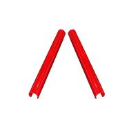 Griglia radiatore anteriore 2Pcs Car Strip Sticker Cover Frame Per BMW G30 G38 G01 G02 G05 G32 G07 Serie 5 2018-2021 Griglia Anteriore Trim Strisce Car Styling(Rosso)