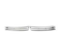 Griglia radiatore anteriore 2Pcs Per Land Per Rover Per Range Per Rover L405 2013-2017 Argento Auto Paraurti Anteriore Griglie Fendinebbia Griglia Inferiore
