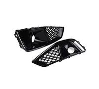 Griglia radiatore anteriore 2x Per A4 B9 S-linee S4 8wd807681j 8wd807682j Paraurti Anteriore Inferiore Luce Nebbia Griglia Copertura A Nido D'ape(Nero lucido)