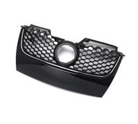 Griglia radiatore anteriore Compatibile Con Per Golf MK5 Per Jetta Per GTI 2006 2007 2008 2009 Auto Paraurti Anteriore Griglia A Nido D'ape Maglia Griglie Centro Griglia Racing Grill(Silver)