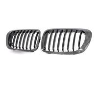 Griglia Radiatore Anteriore Per BMW Serie 3 E46 2 Porte Pre-restyling 2000-2007 Per M3 Coupé Cabriolet Griglia A Lamelle Singole A Doppio Rene In Carbonio Cromato