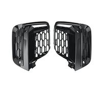 Griglia Radiatore Auto Luce Di Nebbia Griglia Lampada Griglia Copertura Per BMW X3 G01 X4 G02 2018-2021 Coperchio Lampada Senza Foro Lampada Nebbia Griglia Anteriore Veicolo(Nero)