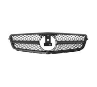 Griglia Radiatore Barra Griglia Paraurti Anteriore Cromata Argento Nera Stile GTR Per Benz Classe C W204 2008-2014 C180 C200 C250 C280 C350(AMG-Matte Black)