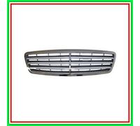 Griglia Radiatore Completa Cromata-Grigia Mercedes Classe C (W203)-(Anno 2004-20