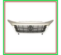 Griglia Radiatore Completa Nera - Cornice Grigia Fiat Ducato-(Anno 2014 In Poi)