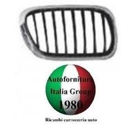 GRIGLIA RADIATORE DX CROMATA/NERA MASCHERA MASCHERINA PER X5 E53 00>03 2000>2003