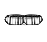 Griglia Radiatore Gloss Nero ABS Anteriore Rene Paraurti Griglia Per BMW Per F48 Per LCI Per X1 2019-2021 Accessori Auto Ricambio Griglie Da Corsa Griglia Anteriore Veicolo(1-Slat Gloss Black)
