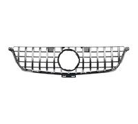 Griglia Radiatore Griglia Anteriore Cromata Per GTR Con Nero Per Benz W166 ML-CLASS Facelift 2012-2015 Griglia Racing Senza Foro Per Telecamera Griglia Anteriore Ricambio