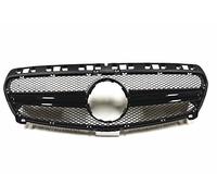 Griglia Radiatore Griglia Anteriore Per Mercedes Per Benz W176 Classe A 2013-2015 A180 A200 A45 AMG Style Black Car Upper Bumper Hood Mesh Grid Racing Grill Griglia Anteriore Veicolo