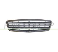 Mascherina anteriore per classe c w203 2000-2007 cromata e silver con 3 profili