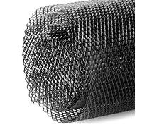 Griglia Radiatore Mesh in Lega di Alluminio, 3x6mm, Maglia Nera, Universale per Auto